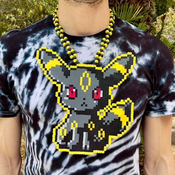 Umbreon Perler Necklace Medium - Picture 2 of 6